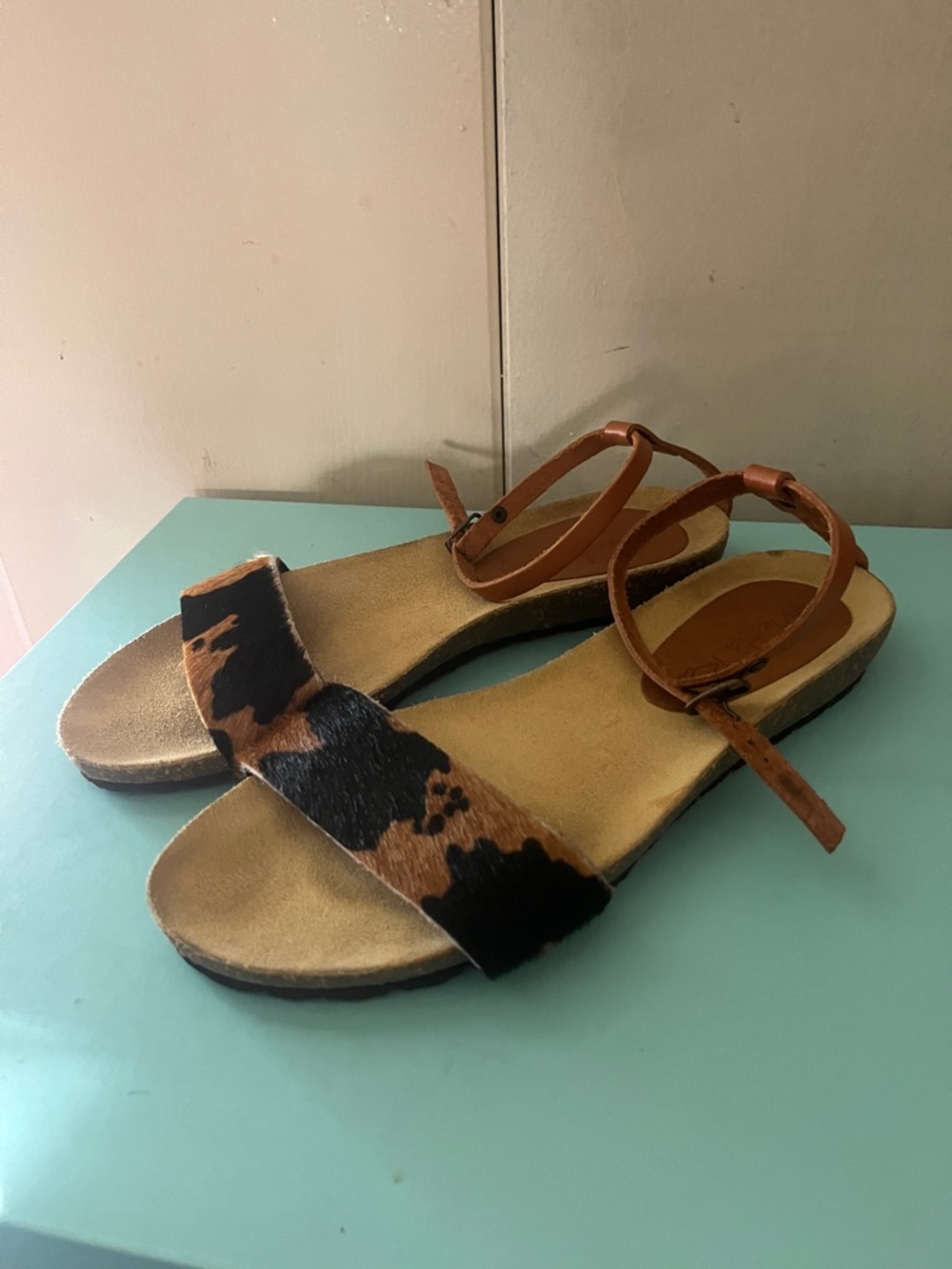 Marta Ray Women's Cowhide Ankle-Strap Sandals size 39 made in Italy